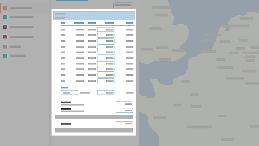 Calculate transport costs