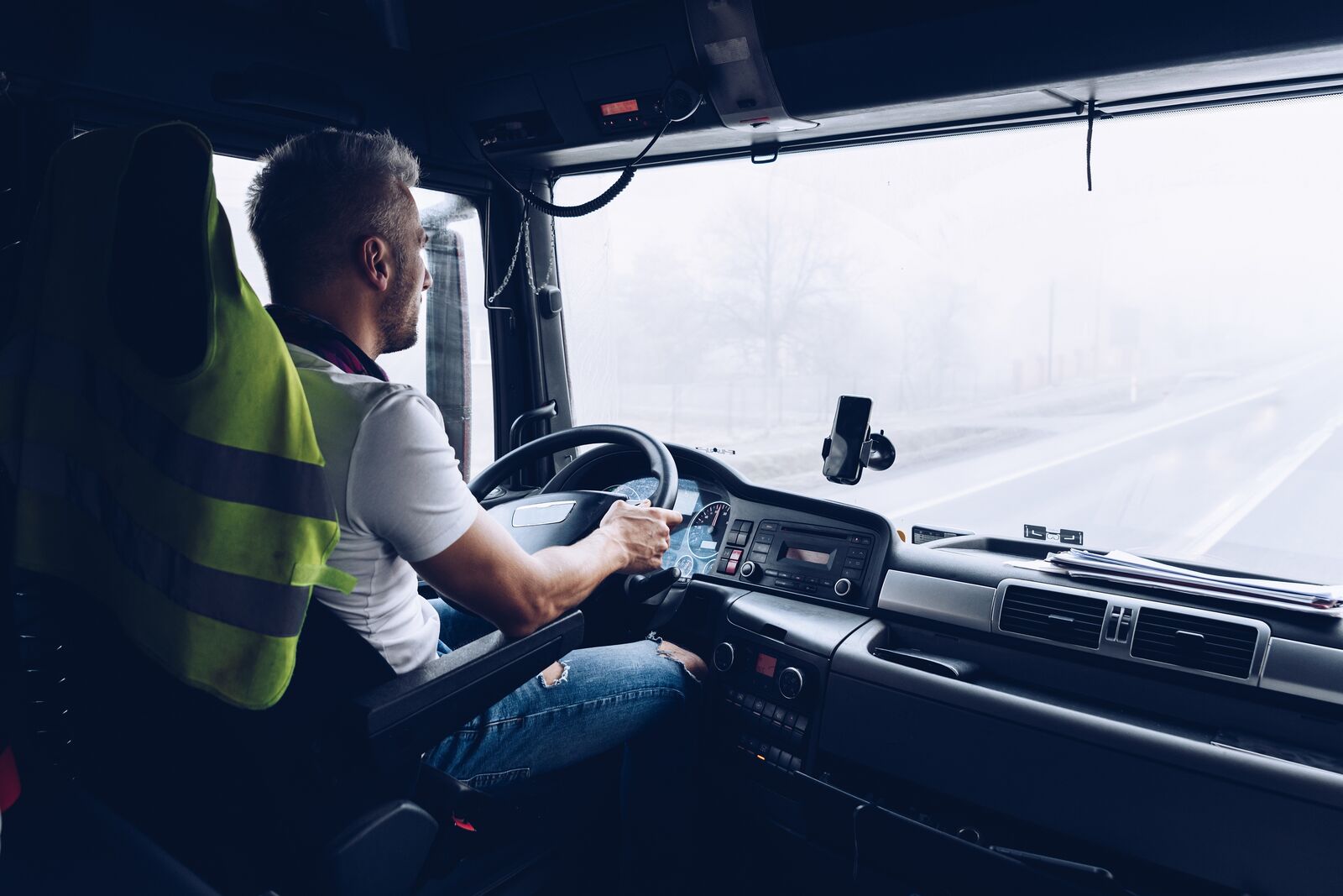 Happy Truck Driver