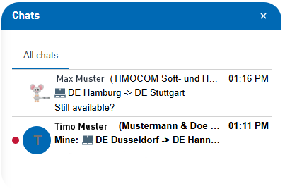TIMOCOM Messenger – News Centre